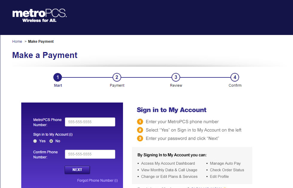 metro pcs online