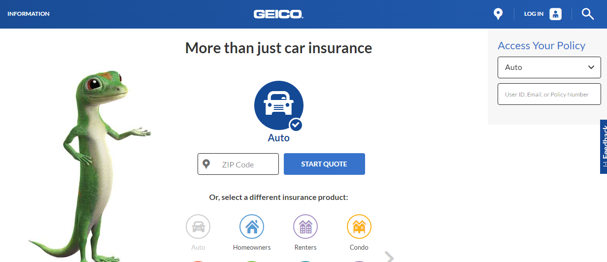 Geico secure insurance company information
