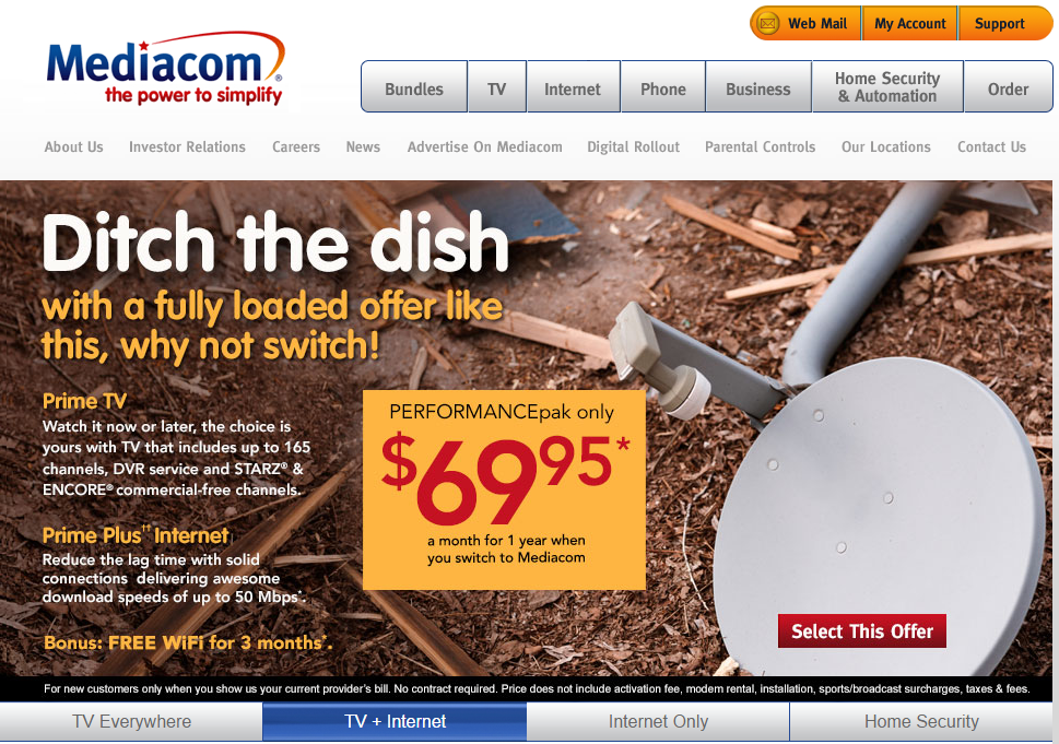 mediacom bill pay home